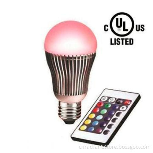 UL listed led mood lights bulb with remote control